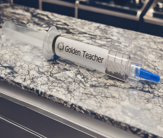 Golden Teacher Spore Syringe