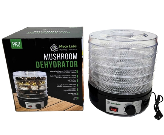 Mycolabs 350W Mushroom Dehydrator With Adjustable Temperature Control