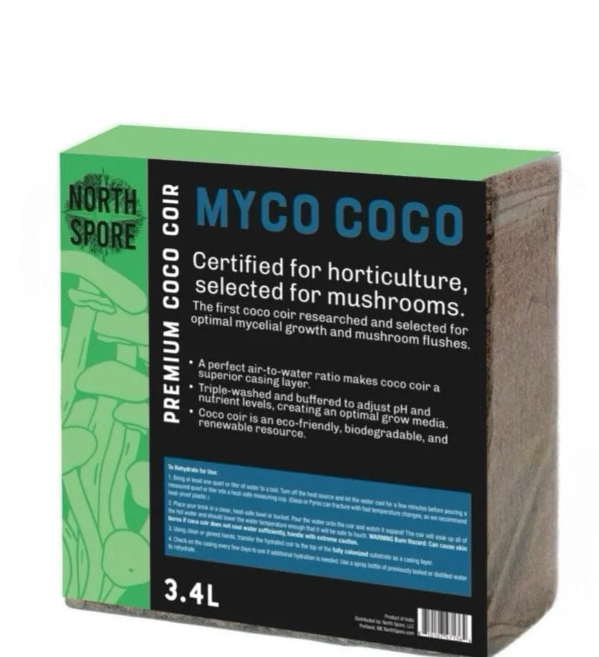 'Myco Coco' Compressed Coco Coir Substrate & Casing Layer