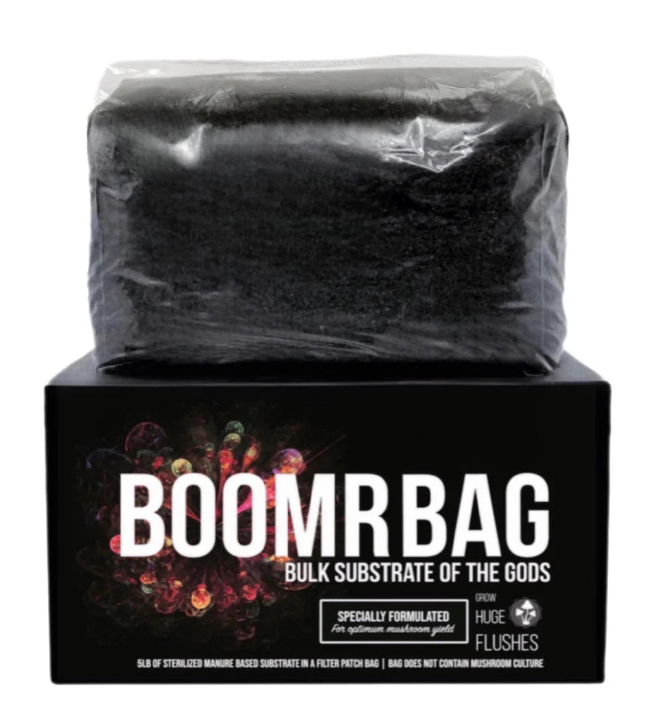 Boomr Bag’ Manure-Based Sterile Mushroom Bulk Substrate