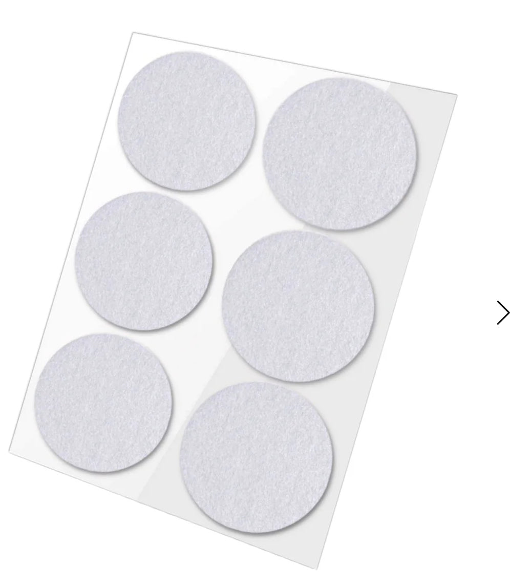 2" 6 filers 1 sheet Adhesive Monotub 100% Recycled Disc Filters