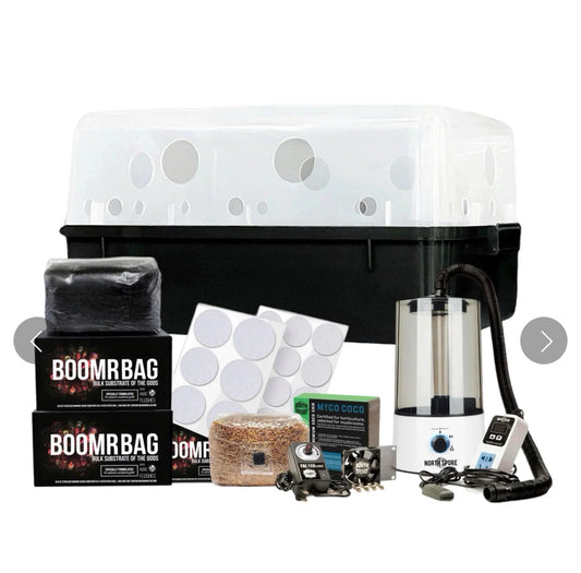 Automated 'Boomr Bin' Mushroom Monotub Kit