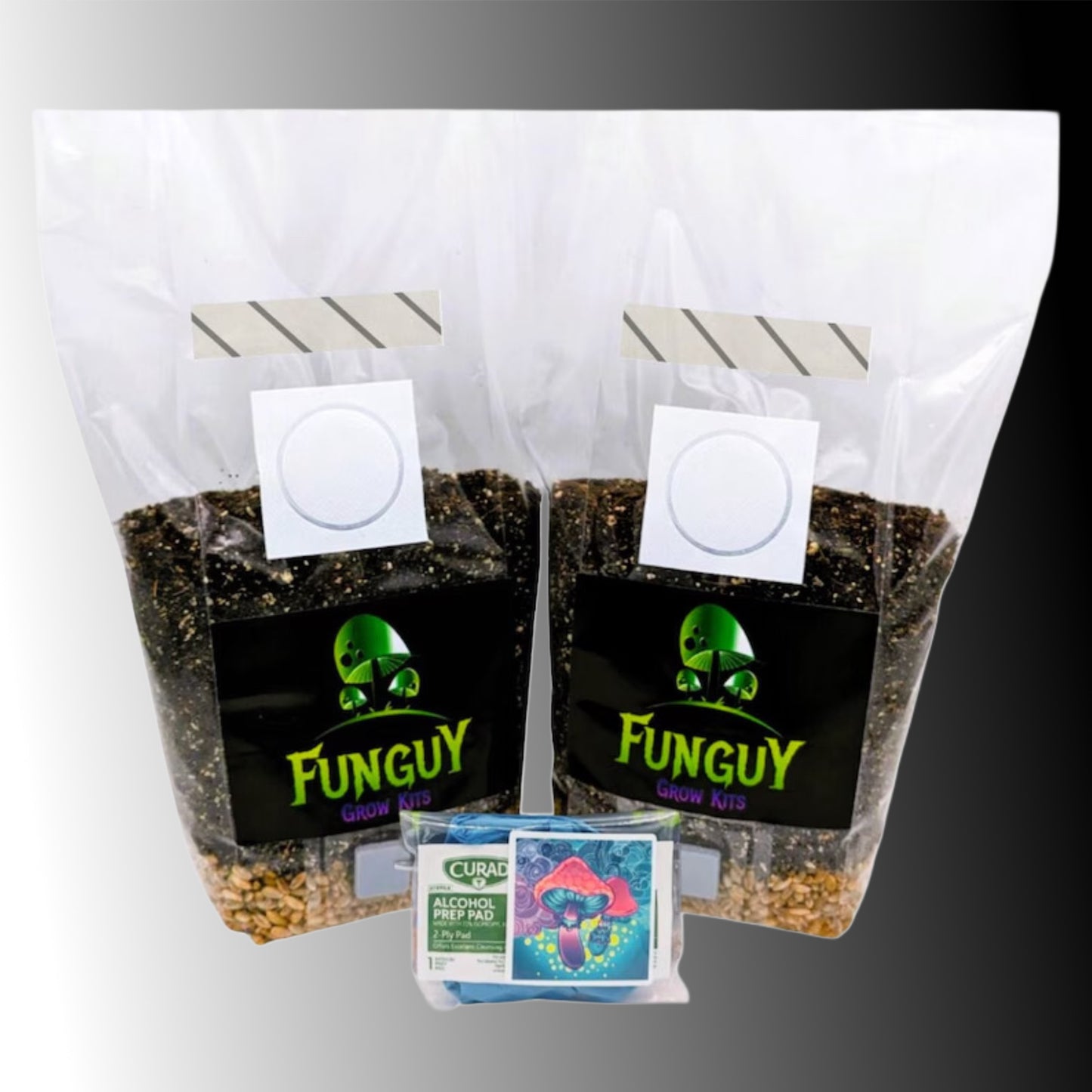 2 - All-in-One Mushroom Growing Kit Bag Grow Substrate & Rye Grain Like Magic