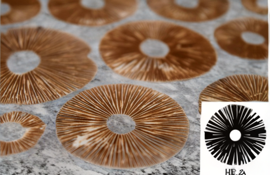 Psilocybe cubensis : Colombian Rust Spore Print