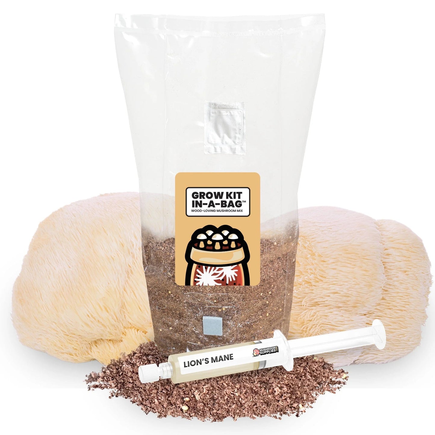 LIONS MANE MUSHROOM GROW KIT