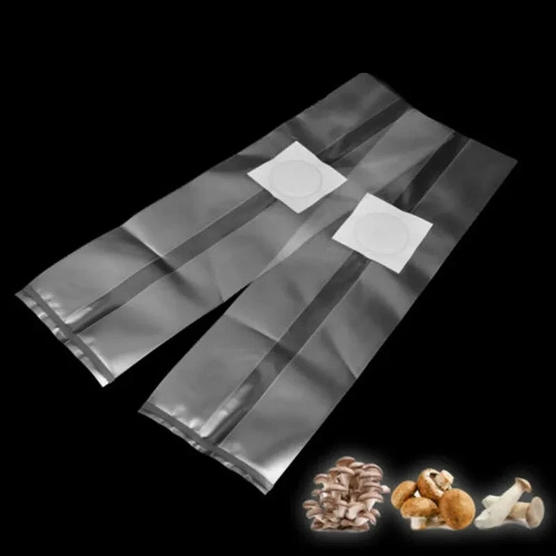 50/100PCS PP Mushroom Spawn Grow Bags Spawn Media Grow Substrate High Temp Pre Sealable Garden Supplies Planting Ventilate Bags